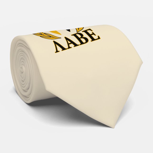 Gravata Molon Labe Spartan Helmet Laurels Dourados (Rolled)