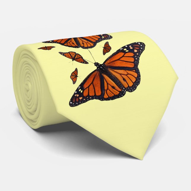 Gravata Monarch Medley Tie (Pale Amarelo) (Rolled)