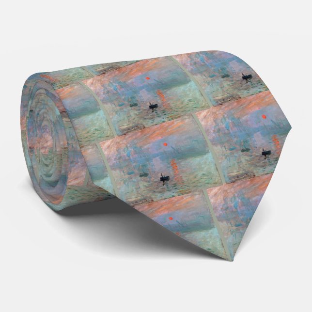 Gravata Monet , “ Impression, Sunrise ” (Rolled)