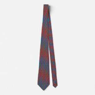 Gravata Mongólia Flag Hearts Tie