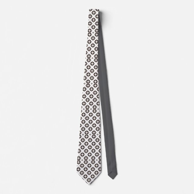Gravata Monochrome Diamond Neck Tie (Frente)