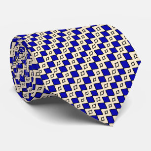 Gravata Monograma Azul Real