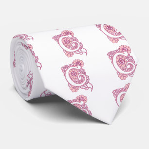 Gravata Monograma Floral Art Nouveau C