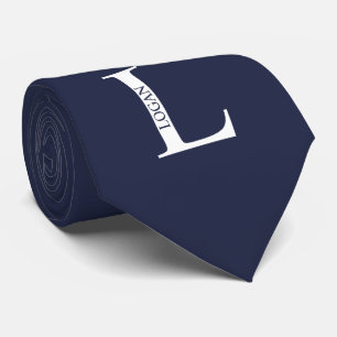 Gravata Monograma Personalizado e Tipo de Nome