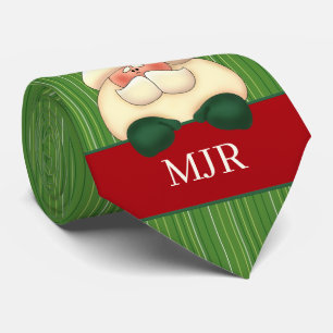 Gravata Monogramas, Papais noeis, diversão de Natal para e