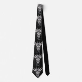 Gravata Monotone Giraffe tie design