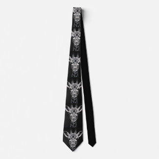 Gravata Monotone Giraffe tie design