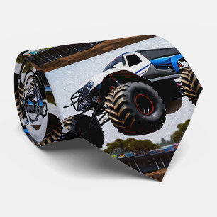 Gravata Monster Truck Launch, Mens Neck Tie