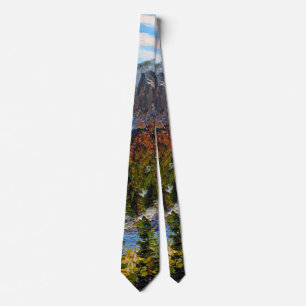 Gravata Monte Lake Knife Oil Painting Neck