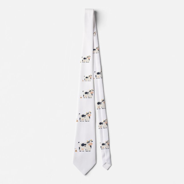 Gravata “Moody Cow” funny tie gift for him (Frente)