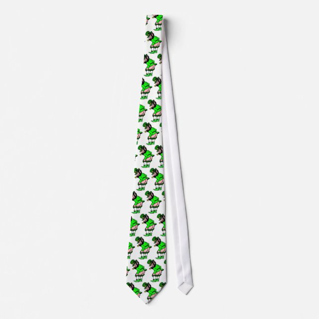 Gravata Mooning Leprechaun Tie (Frente)