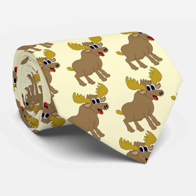 Gravata Moose Design (Rolled)
