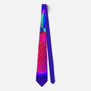 Gravata Morango Neon