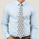 Gravata Morkie Dog Silhouette Yellow & Blue White Tie<br><div class="desc">A silhueta do cão Morkie,  amarela e azul,  linhas de grelha digital,  abstrato,  gravata branca. Faz um presente incrível para qualquer pai de cão adorável neste Dia do Pai.</div>