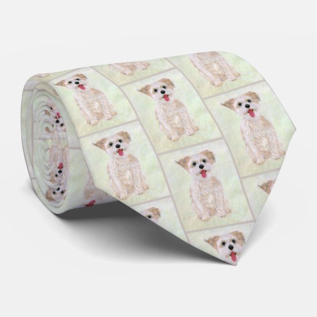 Gravata Morkie Tild Necktie (Rolled)