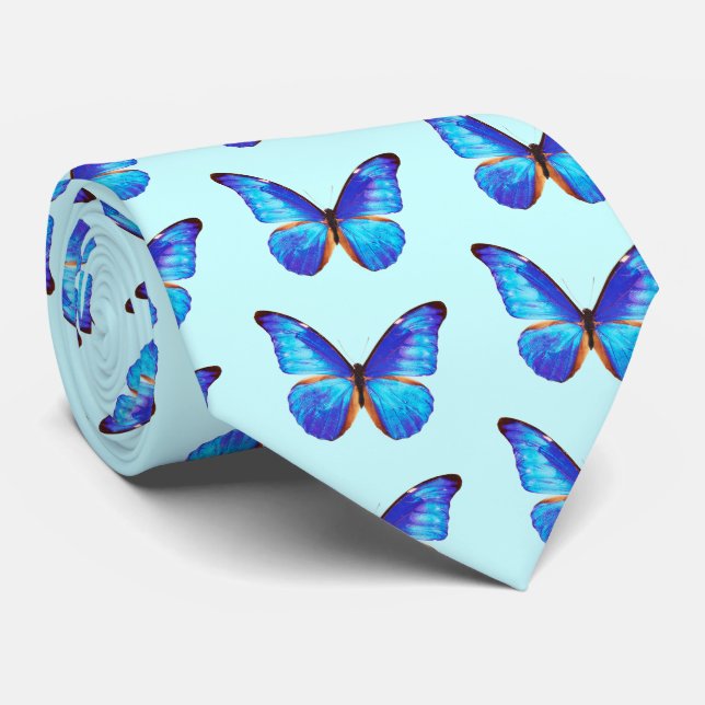 Gravata Morpho Butterfly (Rolled)