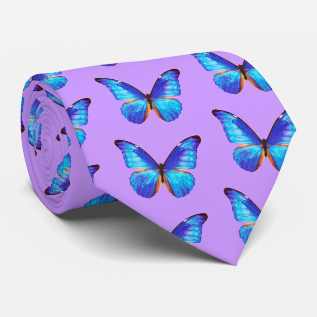 Gravata Morpho Butterfly (Rolled)