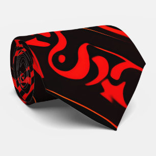 Gravata Morte corta vermelhos Floral Suave Canto liso Padr