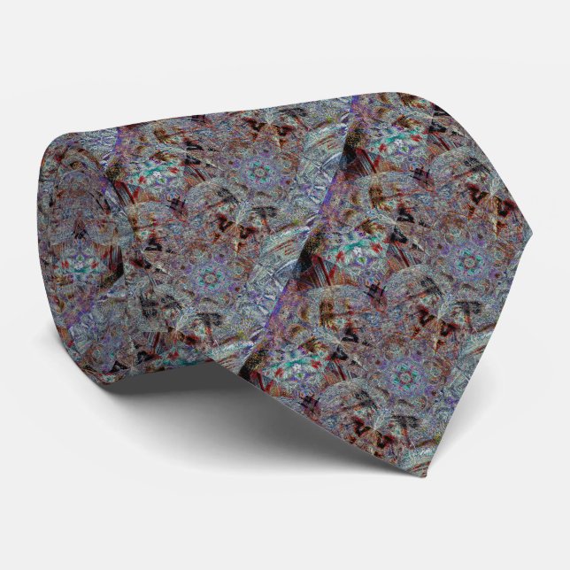 Gravata Mosaico Urbano (Rolled)