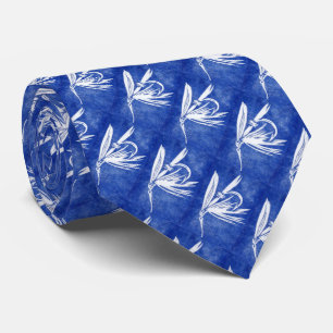 Gravata "Mosca Molhada Azul"