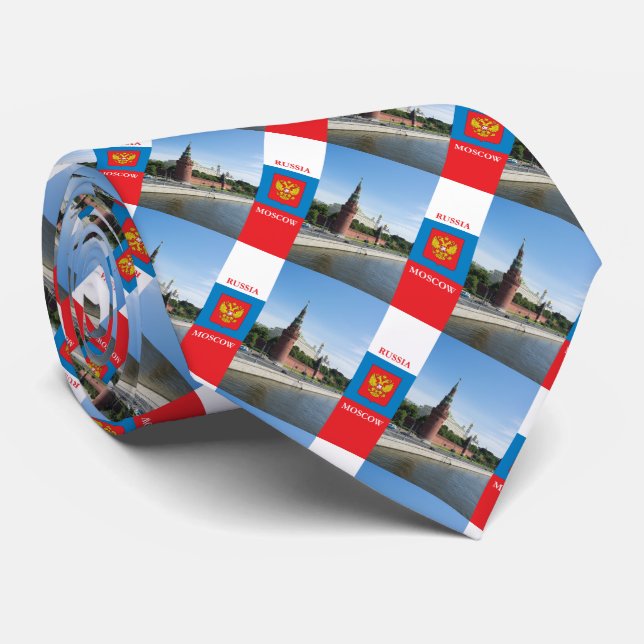 Gravata Moscou Kremlin (Rolled)