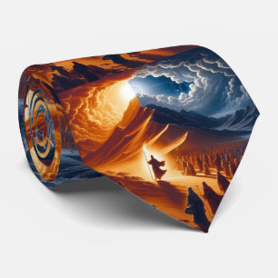 Gravata Moshe recebendo a Torá no Monte Sinai