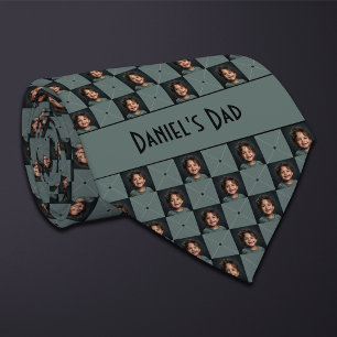 Gravata Moss Green Checkered Photo