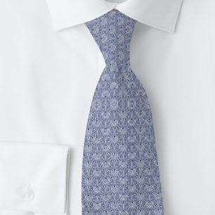 Gravata Motif Marinho Heart Business Modern