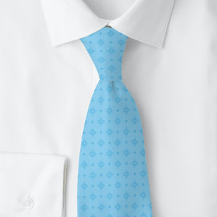 Gravata Motivo Tribal Baby Blue
