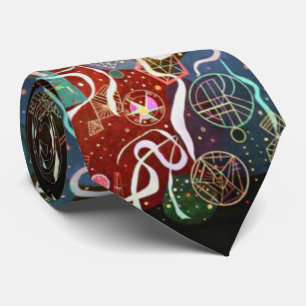 Gravata Movimento Wassily Kandinsky I Esquadra Círculos