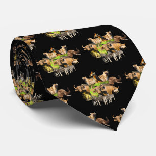 Gravata Muddy Buffalo Willife Frame Neck Tie