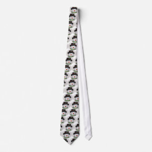 Gravata Muito Bonito Tie Snowman