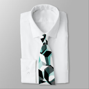 Gravata Muitos hexágonos com partes incolores, em teia cl