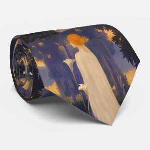 Gravata Mulher Art Nouveau Etérea por Lírios-de-callas ao