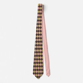 Gravata Multicolor Argyle – Diamante Verde Rosa Ma