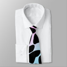 Gravata Multicolor com Pintas de Vaca em Estampa d
