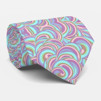 Gravata Multicolor Swirls Pattern