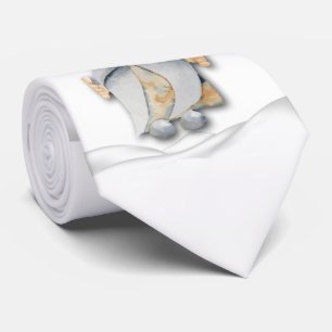 Gravata Mumbas escandinavos subindo gnomo e neve