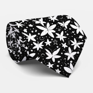 Gravata Mundo Mágico das Fadas Estrelas