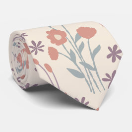 Gravata Murmurinhos de Flores Silvestres da Primavera