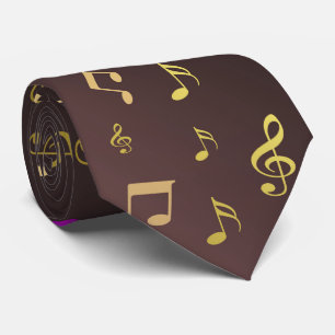 Gravata música, nota, clave, banda, símbolo, brilhante, el
