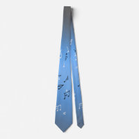 Musical Notes Blue Moon Neck