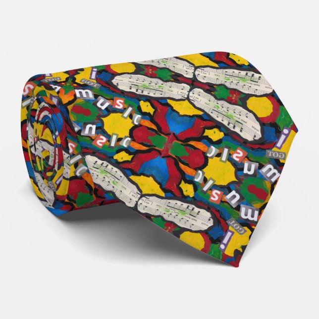 Gravata Musicianos Tie (Rolled)