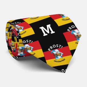 Gravata Na moda Monograma de Cerveja OKTOBERFEST