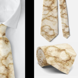 Gravata Na moda profissional Dourado branco