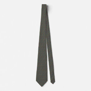 Gravata Namíbia Flag Honeycomb Tie