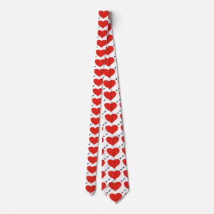 Gravata Namorados Hearts Tie