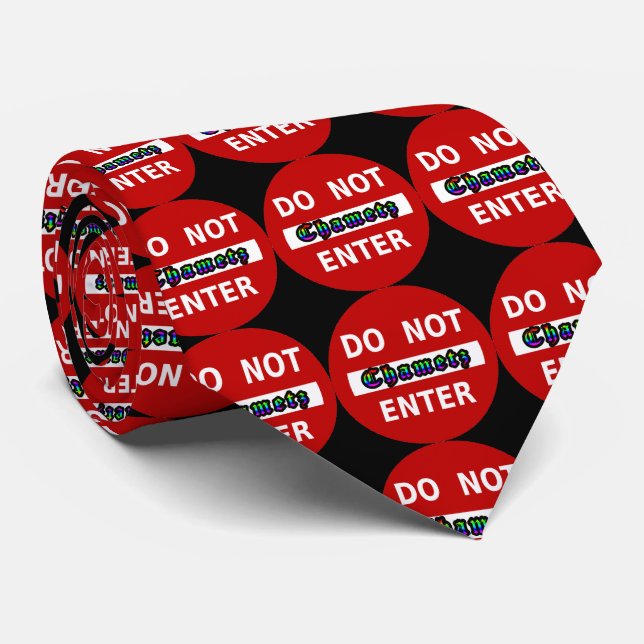 Gravata Não entre - em Chametz (Rolled)