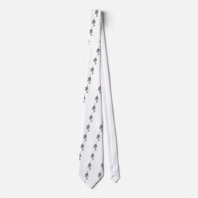 Gravata Narwhal feliz (Frente)