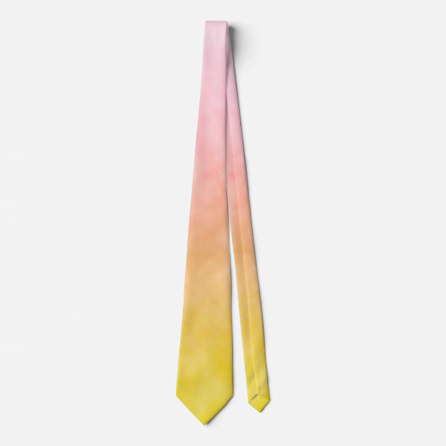 Gravata Nascer do sol em céus de algodão doce (Frente)